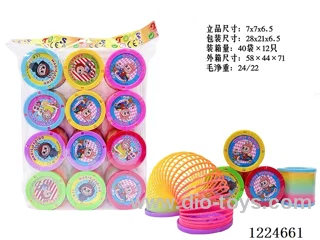 12PCS 7CM rainbow circle