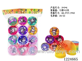 12PCS 5CM rainbow circle