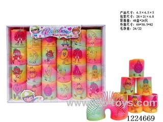24PCS 4.5CM rainbow circle