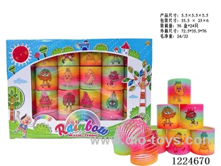 24PCS 5.5CM rainbow circle