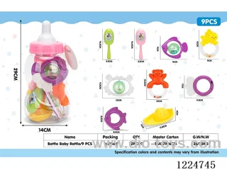Baby Rattles 9 PCS