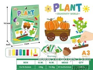 Plants DIY Colorful Clay