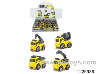 Alloy Inertia Engineering Vehicle(12PCS)