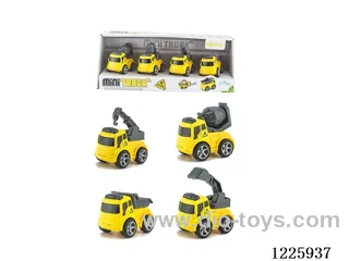 Alloy Inertia Engineering Vehicle(4PCS)