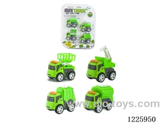 Alloy Inertia Sanitation Vehicle(4PCS)