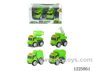 Alloy Inertia Sanitation Vehicle(4PCS)