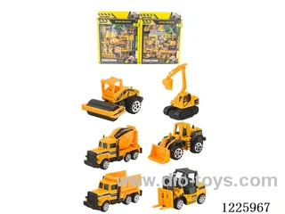 Alloy Freewheel Engineering Vehicle Set(2 Mixed)