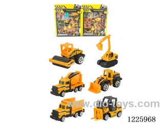 Alloy Freewheel Engineering Vehicle Set(2 Mixed)