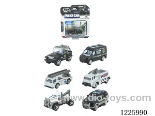 Alloy Scooter Police Vehicle (6 mixed)