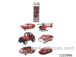 Alloy Scooter Fire Vehicle + Airplane