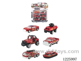 Alloy Scooter Fire Truck