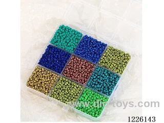DIY Jewelry Set (3mm rice beads + wire (9 compartments))