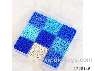 DIY Jewelry Set (3mm rice beads + wire (9 compartments))