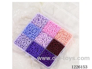 DIY Jewelry Set (3mm rice beads + wire (9 compartments))