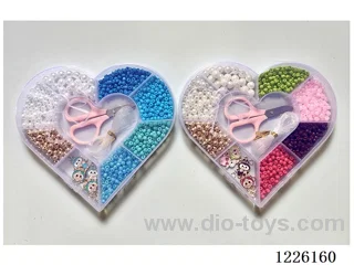 DIY Jewelry Set (Rabb 4mm Rice Beads + 6/8mm Pearls + 6mm Gold Beads + Pendant + Looped Scissors Wire (9 Grids))
