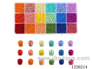 DIY Jewelry Set (3mm Rice Beads + Thread (18 compartments))