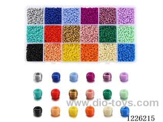 DIY Jewelry Set (3mm Rice Beads + Thread (18 compartments))