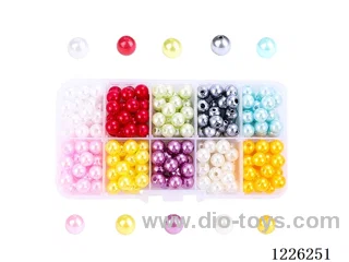 DIY Jewelry Set (8mm Pearls + Thread (10compartments))