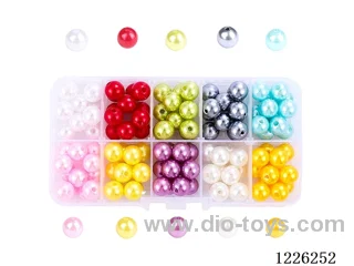 DIY Jewelry Set (10mm Pearls + Thread (10compartments))