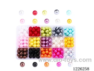 DIY Jewelry Set (10mm Pearls + Thread (15compartments))