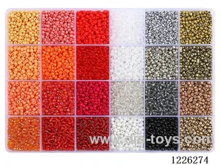 DIY Jewelry Set (3mm Rice Beads + Thread (24 compartments))
