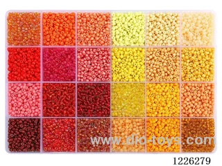 DIY Jewelry Set (3mm Rice Beads + Thread (24 compartments))
