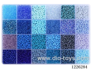 DIY Jewelry Set (3mm Rice Beads + Thread (24 compartments))
