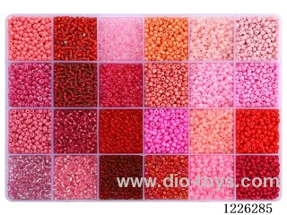 DIY Jewelry Set (3mm Rice Beads + Thread (24 compartments))