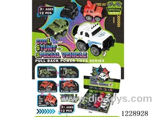 pull back stunt car 12PCS