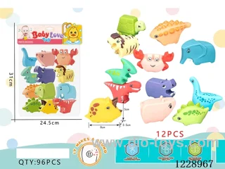 12PCS Vinyl Water Play Toys