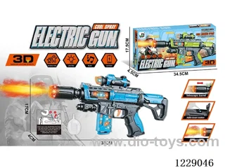 B/O gun W L/M/spray not included battery