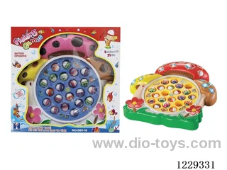 B/O fishing toys with light/music (21 fish)