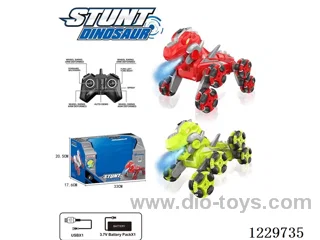 Eight wheel stunt RC machine dinosaur smoke light Included Battery