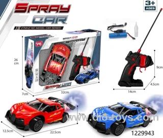 1:18 5 ch rc spray car with light/include battery