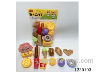 Cash Register Hamburger Dessert Set