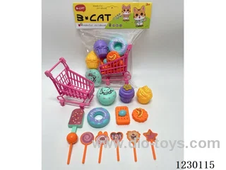 Shopping Cart Dessert Cake Set