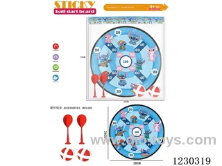 Stitch 28CM Sticky Ball Dart Target