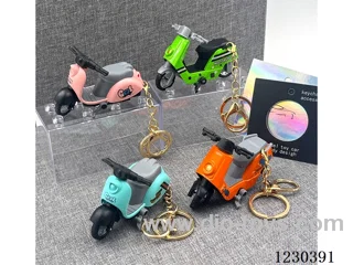 1:60 Free Wheel Alloy Motorcycle Key Chain