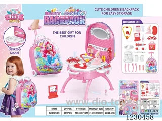 Mermaid 4-in-1 Handle Alloy Backpack - Girl's Medical Supplies