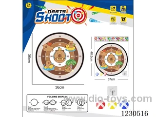 Capybara Dartboard Sticky Ball Fabric Target 36CM (Customizable Design)