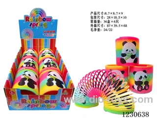 8.7*9 rainbow circle 6PCS