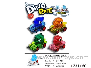 pull back dinosaur car