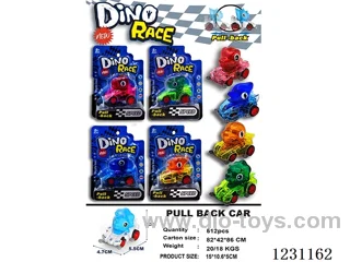pull back dinosaur car