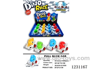 pull back dinosaur car 12PCS