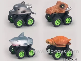 Pull back animal car