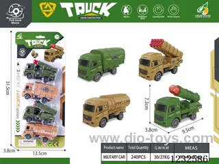 4 Pull Back Military (two-color assembly)