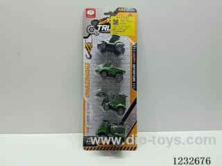 4 Types of Pull-Back Farmer Construction Vehicles (All Environmentally Friendly ABS Material)