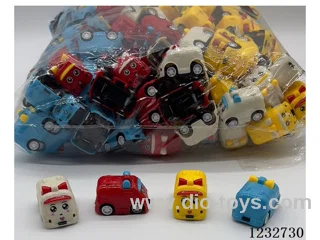 Cartoon pull-back police car (medium package single price)