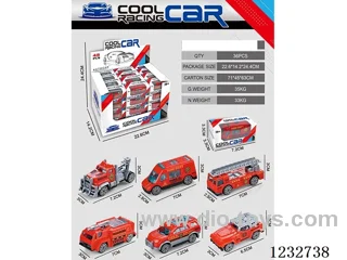 Firefighting series small car 48PCS