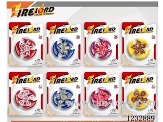 Flame Finger Double-Layer Spinning Top
